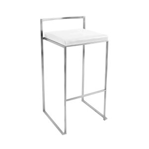 ASHTON BAR STOOL WHITE