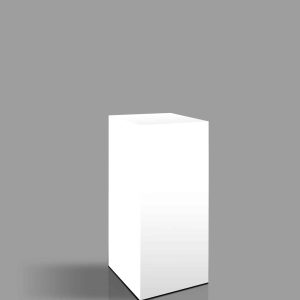 SHORT WHITE PEDESTAL