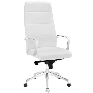 Continental White High Back Executive Chair rental in Orlando for corporate events, trade shows, and conventions